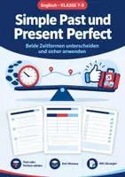 Vorschau - Arbeitsblätter - Simple Past und Present Perfect Klasse 7-8 - Deckblatt