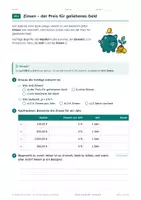 Vorschau - Arbeitsblätter - Zinsen und Kredit Klasse 8 Finanzbildung - Seite 3