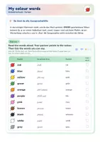 Vorschau - Unterrichtsreihen - Colours and Numbers | Wortschatzpaket + Lernzielkontrolle | Bildkarten, Spiele, Reime | Englisch Klasse 3/4 | mit Lösungen - Seite 2