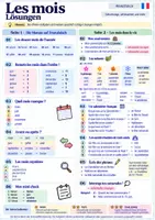 Vorschau - Arbeitsblätter - Les mois - die Monate auf Französisch - Freebie mit Lösung - Seite 2