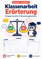 Vorschau - Arbeitsblätter - Hauptschulabschluss Hessen Mathe, Englisch, Lernplan - Seite 1