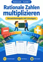 Vorschau - Arbeitsblätter - Mathe Klasse 7 Komplettpaket mit Lösungen - Seite 1