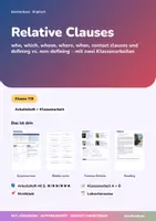 Vorschau - Unterrichtsreihen - Englisch Grammatik Sekundarstufe I Gesamtpaket | 23 Arbeitshefte + Klassenarbeiten | Tenses, Passiv, Reported Speech, If-Clauses | Englisch Klasse 5–10 | mit Lösungen - Seite 1