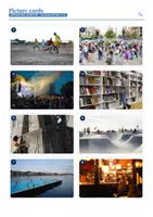 Vorschau - Unterrichtsreihen - Describing Pictures and Cartoons | Arbeitsheft + 2 Klassenarbeiten | Bildbeschreibung, Cartoons, Speaking | Englisch Klasse 7–9 | mit Lösungen - Seite 1