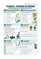 Vorschau - Arbeitsblätter - Biologische Arbeitsweisen im Überblick + Aufgaben – Biologie Sek I Klasse 5-10 - Seite 1