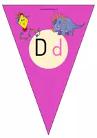 Vorschau - Poster - Wimpelkette zu den Anlauten und Phonogrammen (Montessorifarben) - Seite 3