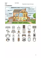 Vista previa - Hojas de trabajo - PREPOSITIONS OF PLACE & THE HOUSE - página 2