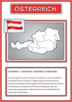 Vorschau - Arbeitsblätter - Österreich – Bundesländer, Nachbarländer & Kartenarbeit - Deckblatt