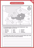 Vorschau - Arbeitsblätter - Österreich – Bundesländer, Nachbarländer & Kartenarbeit - Seite 3
