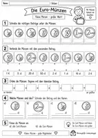 Vorschau - Arbeitsblätter - Unser Geld - Euro und Cent - Unterrichtssequenz für die 2. Klasse Mathematik und HSU - Seite 2