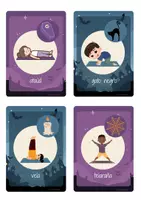 Vista previa - Tarjetas / Manipulativos - Yoga Infantil de Halloween – 28 Tarjetas de Yoga para Niños | Yoga de Halloween | Movimiento y Relajación - página 3