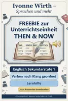 Vorschau - Poster - Kostenloses Helper Sheet: Unregelmäßige Verben clever lernen (Passend zur Unterrichtseinheit „Then & Now“) - Deckblatt