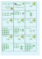Vorschau - Stationenlernen - 999 Froschgeschwister ziehen um - Rechenspiel ZR 1000 Dienes Darstellung (Kl. 3) - Seite 2