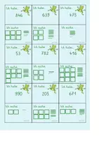 Vorschau - Stationenlernen - 999 Froschgeschwister ziehen um - Rechenspiel ZR 1000 Dienes Darstellung (Kl. 3) - Seite 3