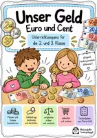 Vorschau - Arbeitsblätter - Unser Geld - Euro und Cent - Unterrichtssequenz für die 2. Klasse Mathematik und HSU - Deckblatt