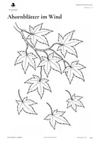 Vorschau - Mal- und Bastelvorlagen - Herbst: 30 Ausmalbilder mit japanischen Motiven | Malbuch Klasse 1-6 - Seite 1