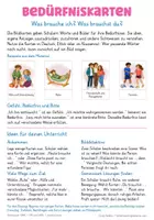 Vorschau - Fördermaterial/Inklusion - Bedürfniskarten - Bedürfnisse und Gefühle I Bildkarten soziales Lernen - Seite 1