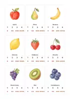 Vorschau - Fördermaterial/Inklusion - Silben Klammerkarten Obst und Gemüse - 20 Karten, Silben klatschen - Seite 2