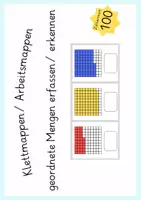 Vorschau - Fördermaterial/Inklusion - Klettmappe/ Arbeitsmappe: Geordnete Mengen erfassen im ZR 100. Förderschule Geistige Entwicklung - Seite 3