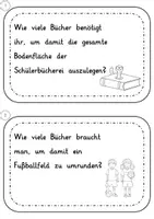 Vorschau - Aufgabenkarten - Fermi-Kartei Bücher & Schülerbücherei | Mathematik Klasse 4 - Seite 1