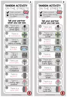 Vorschau - Fördermaterial/Inklusion - On the Streets / Street Vocabulary – Straßenverkehr Englisch Wortschatz üben | Vocabulary Partnerarbeit 4.–6. Klasse - Seite 3