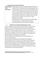 Vorschau - Stundenentwürfe - Unterrichtsentwurf "Zurechtfinden im Berufsdschungel" - Seite 1