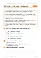 anteprima - Esercizi - Comprensione del testo classe seconda gratis: 2 letture - Pagina 1