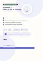 Vorschau - Stundenentwürfe - Warum feiern Jüd*innen jede Woche Schabbat? - Einen Schabbatabend entdecken - Deckblatt