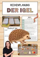 Vorschau - Unterrichtsreihen - Materialpaket: Der Igel – Unterrichtsreihe, UB-Stunde und Material - Deckblatt