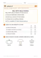 anteprima - Esercizi - Lettura e comprensione autunno gratis: classe prima - Pagina 2