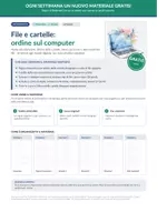 anteprima - Esercizi - File e cartelle sul computer – GRATIS - Pagina 1