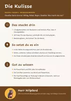 Vorschau - Stundenentwürfe - Gruselgeschichten Klasse 5: Die Kulisse (Deutsch, Wetter, Licht, Ort, mit Lösungen und Folien) - Seite 1