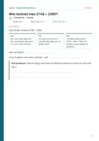 Vorschau - Unterrichtsreihen - Schriftliche Rechenverfahren Klasse 5 | Heft mit Lösungen: addieren, subtrahieren, multiplizieren, dividieren - Seite 3