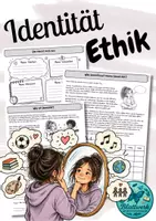 Vorschau - Unterrichtsreihen - Identität Ethik Klasse 3 und 4, Arbeitsblätter - Deckblatt