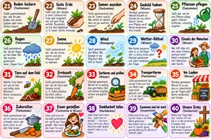 Vorschau - Spiele - Das Dankbarkeits-Labyrinth – Erntedank-Spiel für Religion Klasse 3–6 | 40 Aktionskarten - Seite 3