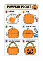 anteprima - Altro tipo di materiale - Halloween Craft - Pumpkin Pocket - Pagina 3
