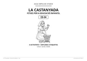 Vista previa - Hojas de trabajo - La Castanyada I3-I4 | Fitxes en català - Portada