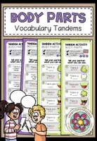 Vorschau - Stundenentwürfe - Body Parts / Körperteile – Englisch, Materialpaket, Vocabulary, Wortschatz, Vokabeln, Körperteile Englisch, Bildkarten, Picture Cards, Arbeitsblatt, Übungen, Spiele | Englischunterricht, Klasse 3, 4, 5, Grundschule, Sekundarstufe - Seite 1
