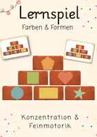 Vorschau - Spiele - Lernspiel Farben & Formen | Kindergarten Frühförderung - Deckblatt