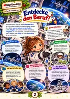 Vorschau - Mal- und Bastelvorlagen - Materialpaket - Astronaut | Lernheft & Malbuch – Berufe kennenlernen - Seite 2