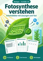 Vorschau - Arbeitsblätter - Fotosynthese Klasse 7-8 – Arbeitsblätter - Deckblatt