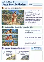 Vorschau - Arbeitsblätter - Jesus lebt – Ostern | Religion Klasse 2 Arbeitsblätter | Evangelische Religionslehre | 10 Arbeitsblätter als PDF - Seite 3