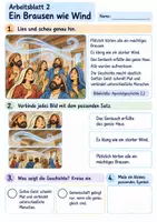 Vorschau - Arbeitsblätter - Pfingsten und die erste Gemeinde | Religion Klasse 2 Arbeitsblätter | Evangelische Religionslehre | 10 Arbeitsblätter als PDF - Seite 2