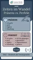 Vorschau - Arbeitsblätter - Zeitreise-Profile A2/B1 (Vergleich Vergangenheit & Gegenwart) | Inkl. Lehrerhandreichung & Verbliste - Deckblatt