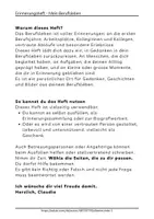 Vorschau - Arbeitsblätter - Biografiearbeit Senioren Berufsleben Erinnerungsheft für die Biografiearbeit in der Pflege - Seite 2