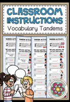 Vorschau - Arbeitsblätter - Classroom Instructions / Classroom Phrases Englisch, Classroom English, Arbeitsblätter, Übungen, Lernkarten, Bildkarten, Speaking Activity, Wortschatz, Materialpaket | Klasse 3, 4, 5 - Seite 1