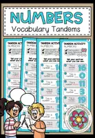 Vorschau - Arbeitsblätter - Numbers, Zahlen Englisch, englische Zahlen, Zahlenwörter, Englisch Wortschatz, Arbeitsblätter, Spiele, Lernkarten, Bildkarten, Übungen, Number Words, Materialpaket, Freiarbeit, Stationenlernen | Klasse 2, 3, 4, 5 - Seite 1