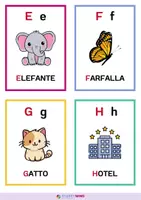 anteprima - Esercizi - Impara l'Alfabeto con le Flashcards / Italiano - Pagina 2