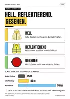 Vorschau - Arbeitsblätter - Werde ich gesehen? Schulweg-Check im Dunkeln | Sichtbarkeit, Reflektoren & Elternbrief - Seite 2