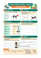 Vorschau - Arbeitsblätter - Organische Chemie im Alltag: Überblick + Aufgaben – Chemie Klasse 9-10/Oberstufe - Seite 1